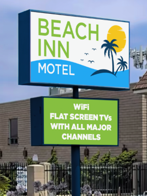 A motel sign for 